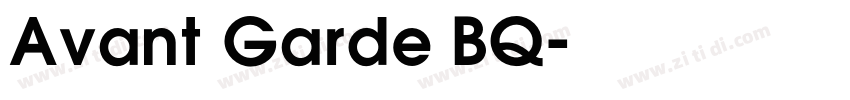 Avant Garde BQ字体转换
